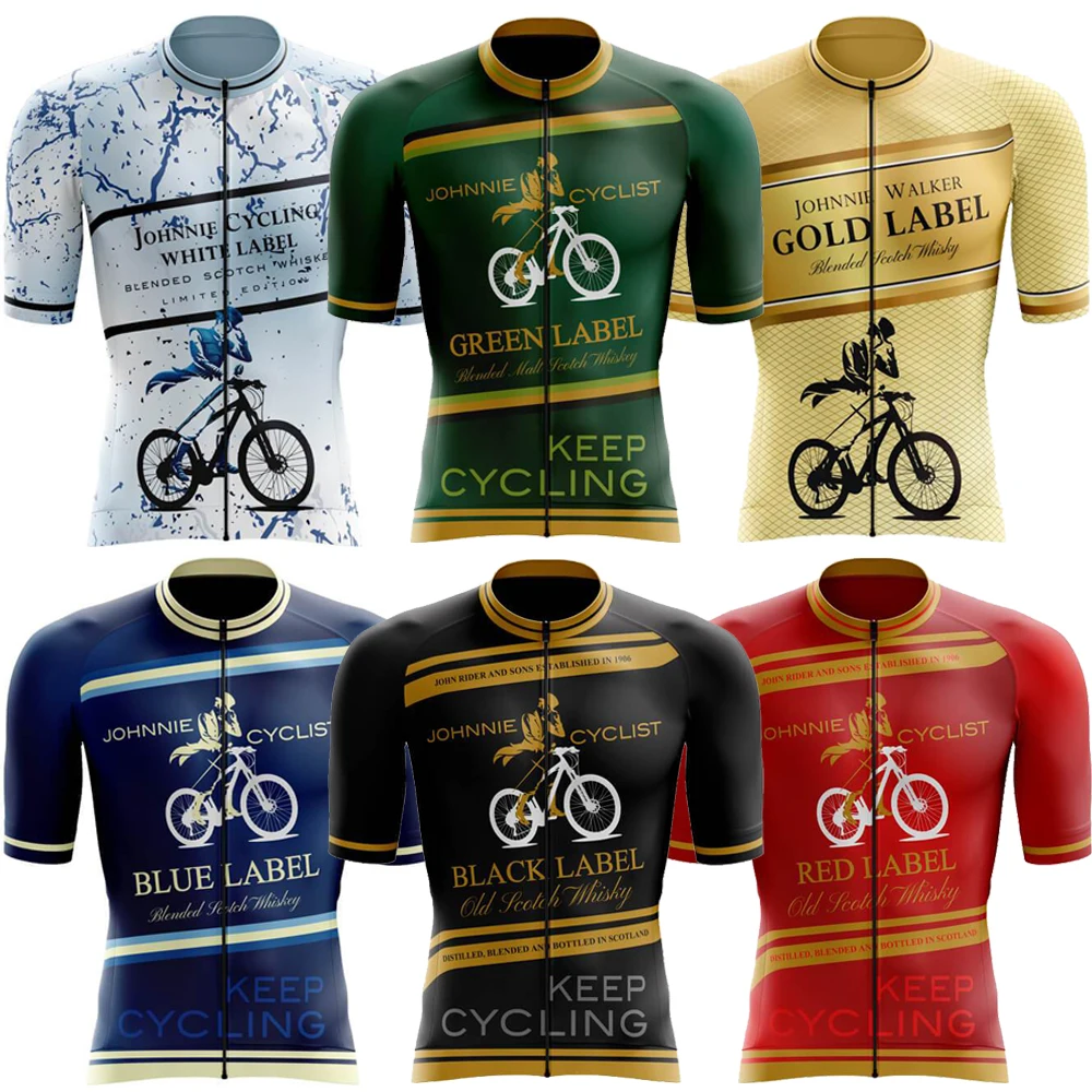 

2022 Johnnie Men Cycling Jersey MTB Maillot Bike Shirt Downhill Jersey High Quality Pro Team Tricota Mountain Bicycle Clothing