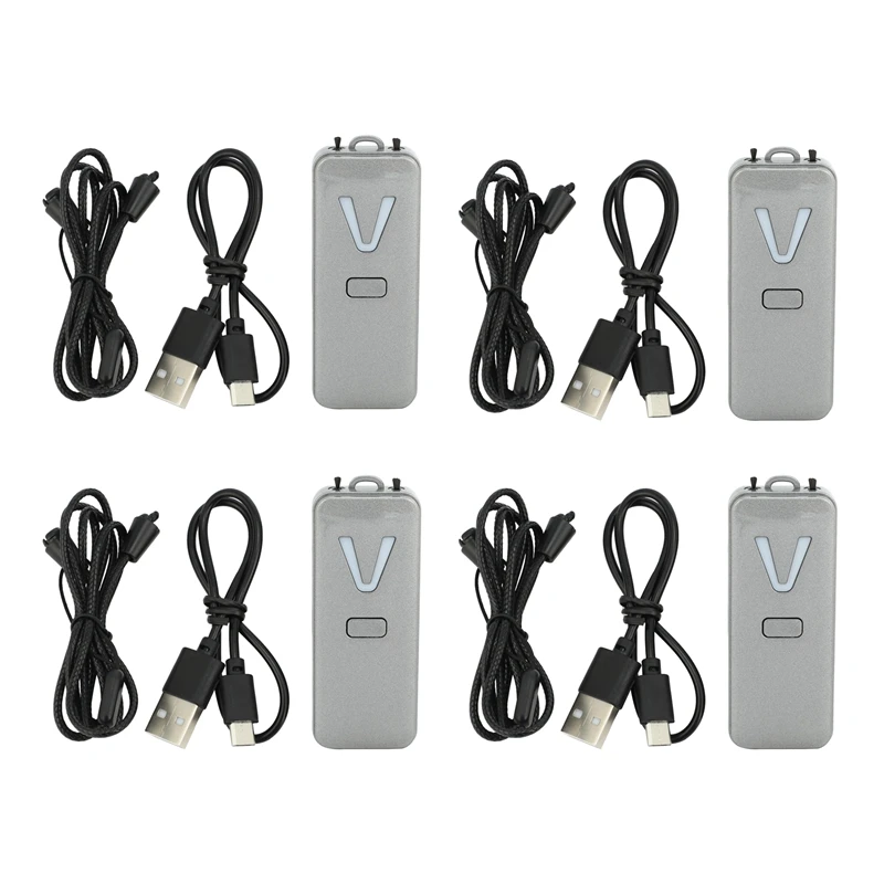 

4X Personal Wearable Air Purifier Necklace Mini Portable Air Freshener Ionizer Negative Ion Generator Silver