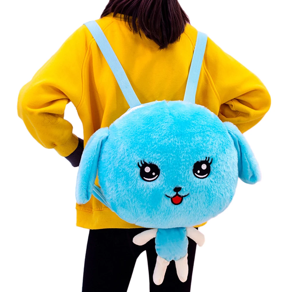 Плюшевый Рюкзак с кроликом детская игрушка милый плюшевый кролик рюкзак