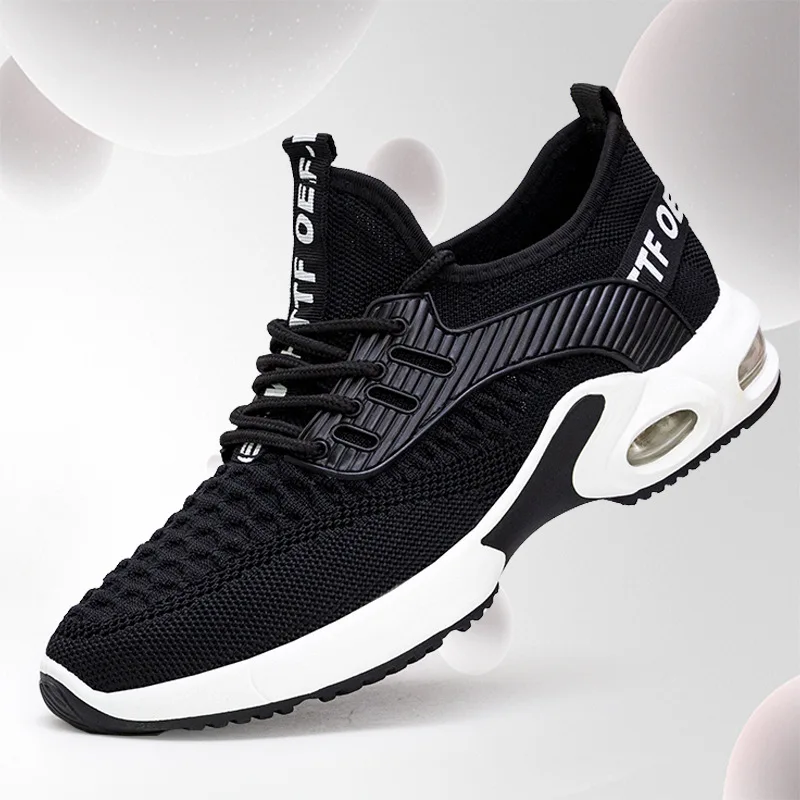 

2021 New Men's Sports Shoes Fashion Korean Casual Men's Shoes Comfortable Soft Bottom Flying Woven Breathable Shoes01