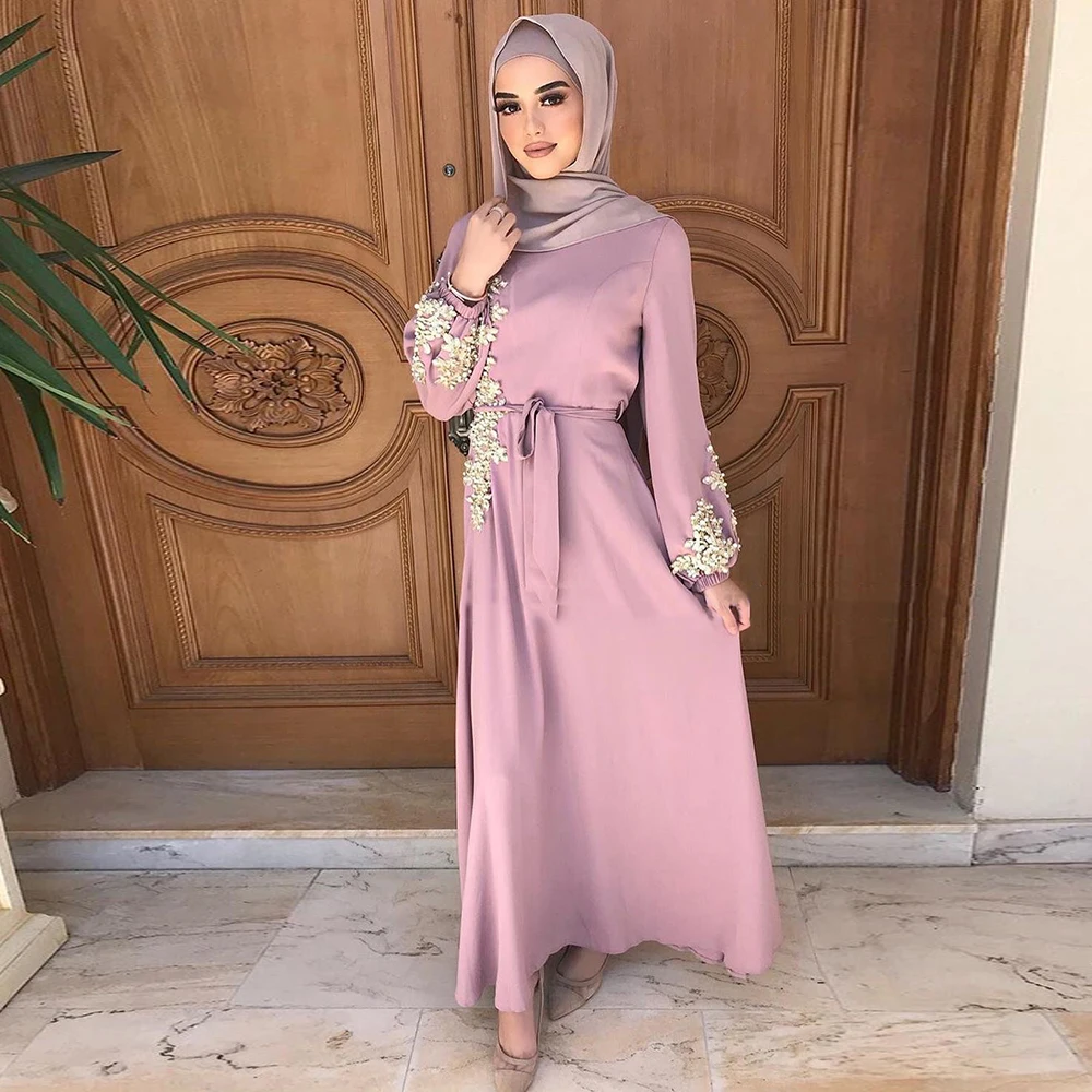 2021 Рамадан Кафтан Дубай Абаи Турция мусульманский женский хиджаб платье Ислам кафтан Marocain платья Vestidos ИД Мубарак Robe Femme