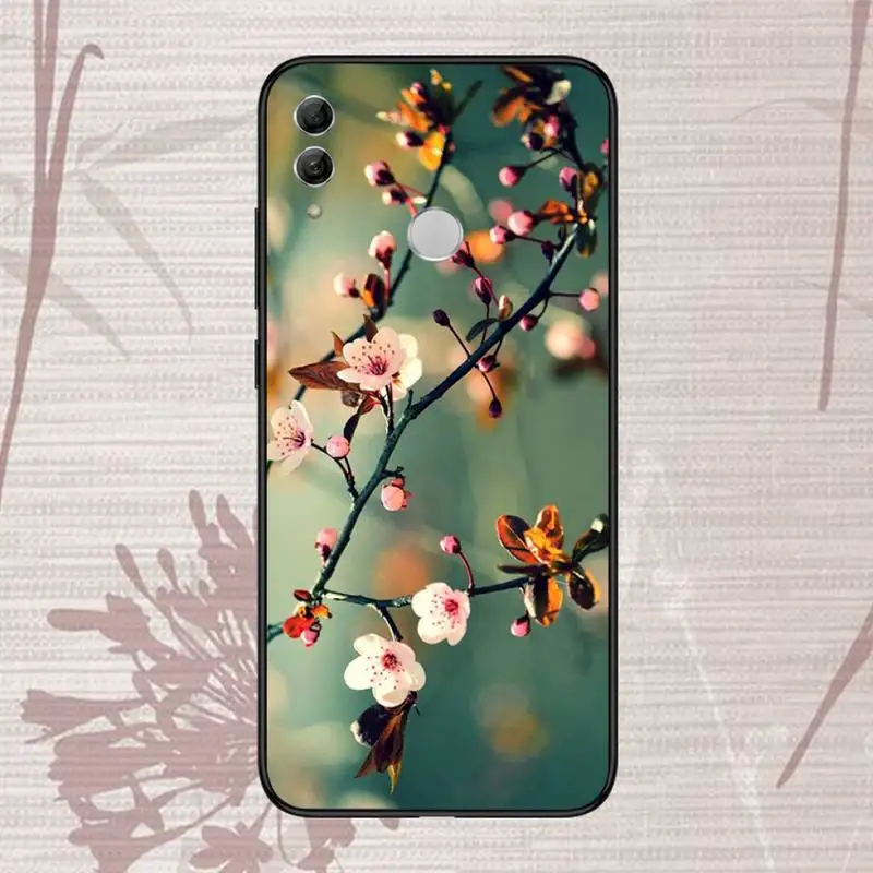 

plant flower peach blossom Phone Case For Huawei Honor 7C 7A 8X 8A 9 10 10i Lite 20 NOVA 3i 3e