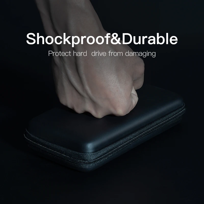 Чехол Vention Power Bank Жесткий защитный футляр для 2 5 жестких дисков usb кабель внешнего