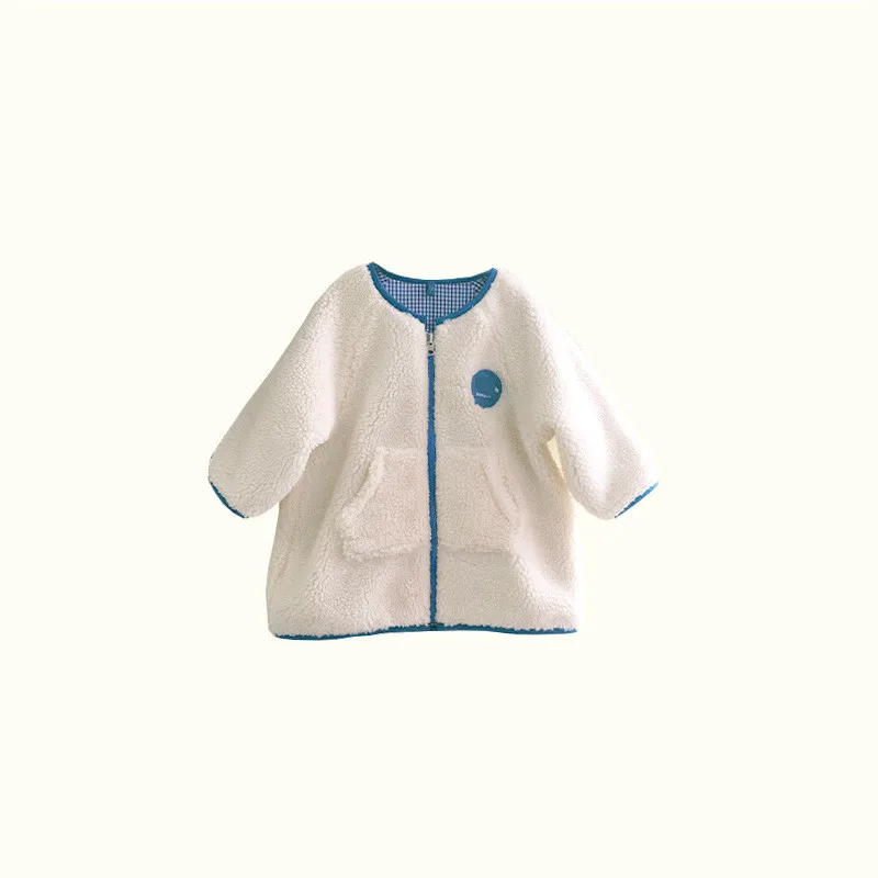 

In Stock 2020RJ Winter Children Double-sided Wear Jacket Coat Boy Girl Vest Cotton Jacket