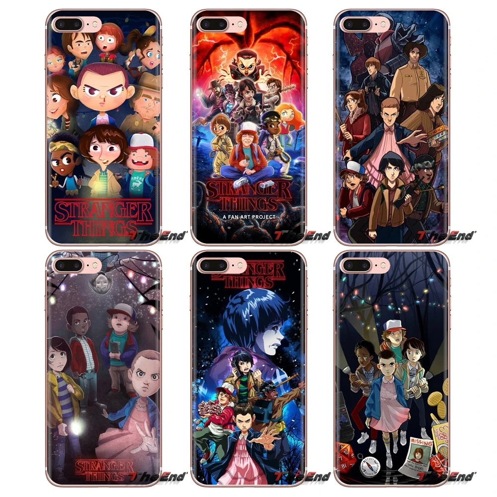 Прозрачные мягкие чехлы одиннадцать странные дела искусство для iPod Touch Apple iPhone 4 4S