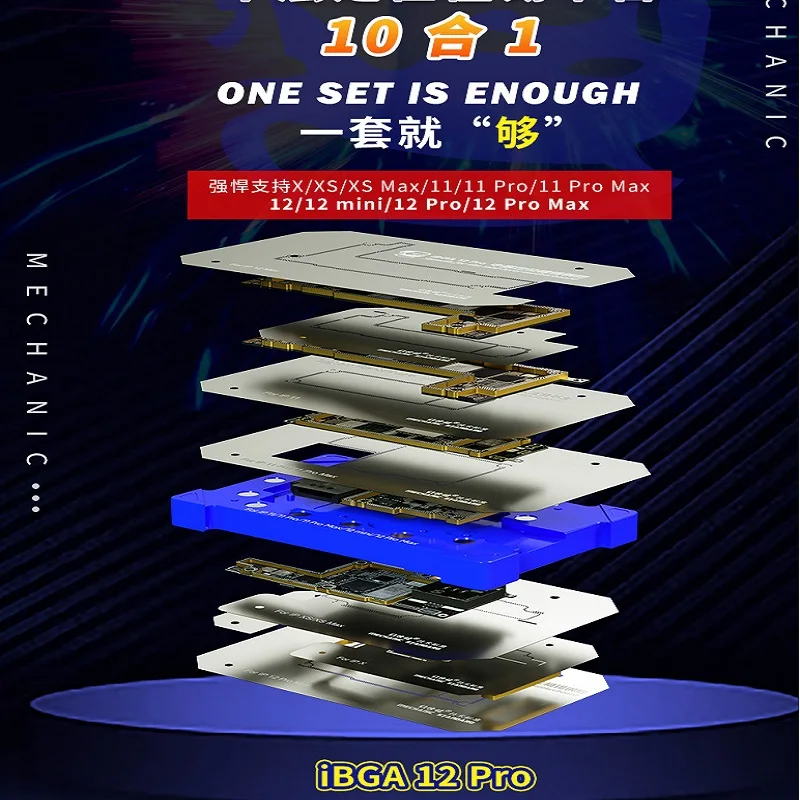 Механик десять в одном Двусторонняя позиционирования Поддержка для IPX 12 Pro Max Reball