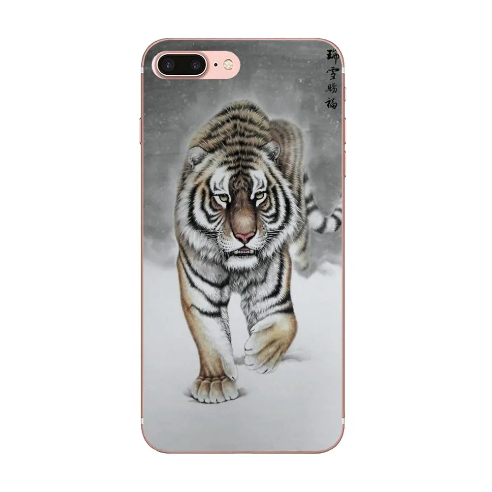 Китайский гибридный Чехол С Рисунком Тигра для Xiaomi Redmi mi10 lite Pro Note 9 PRO Max 9s Mi9 K30 K20 5G