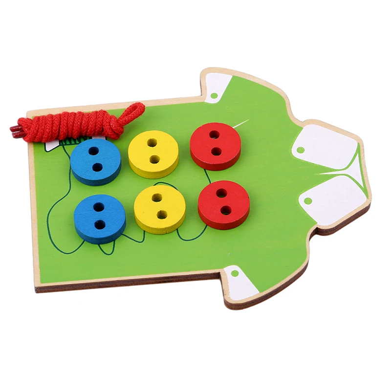 

Wear Sewing Button Game Kids Girls Toy Children's Handmade Toys Boys Hand Eye Coordination Montessori Educational Toys