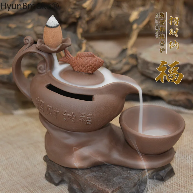 Прямая поставка фиолетовая ароматическая горелка для задних благовоний