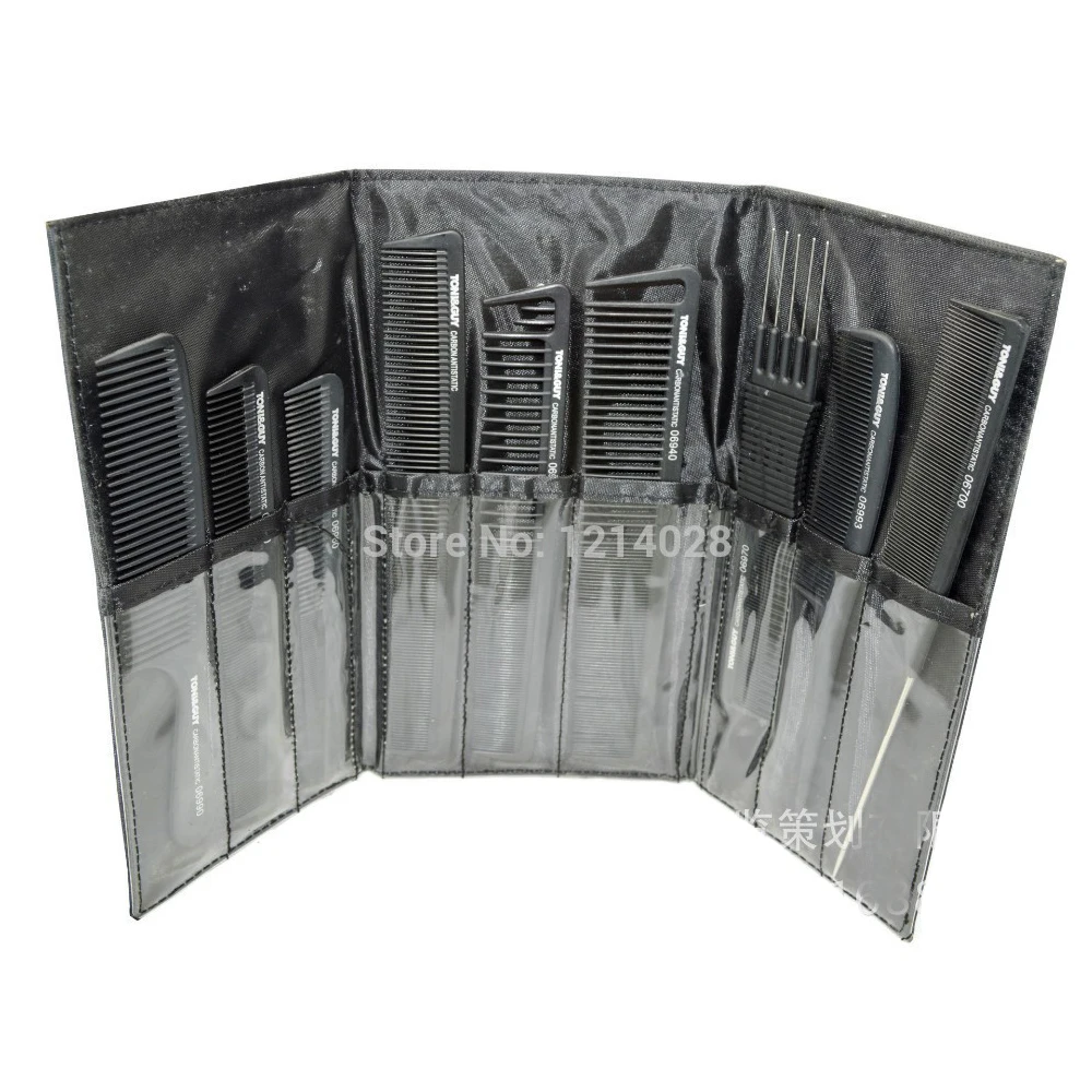 9 шт. профессиональный салон для укладки волос резки расческа Антистатическая