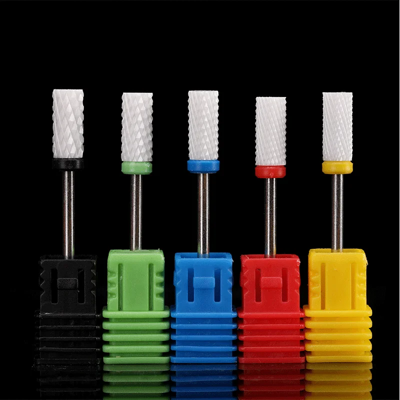 

Ceramic Nail Drill Bit For Electric Machine Milling Cutter For Manicure Pedicure Files Buffers Nail Art Polishing Remove