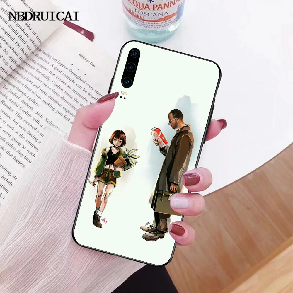 NBDRUICAI Leon Matilda Натали Портман постер по фильму силиконовый чехол для телефона Huawei