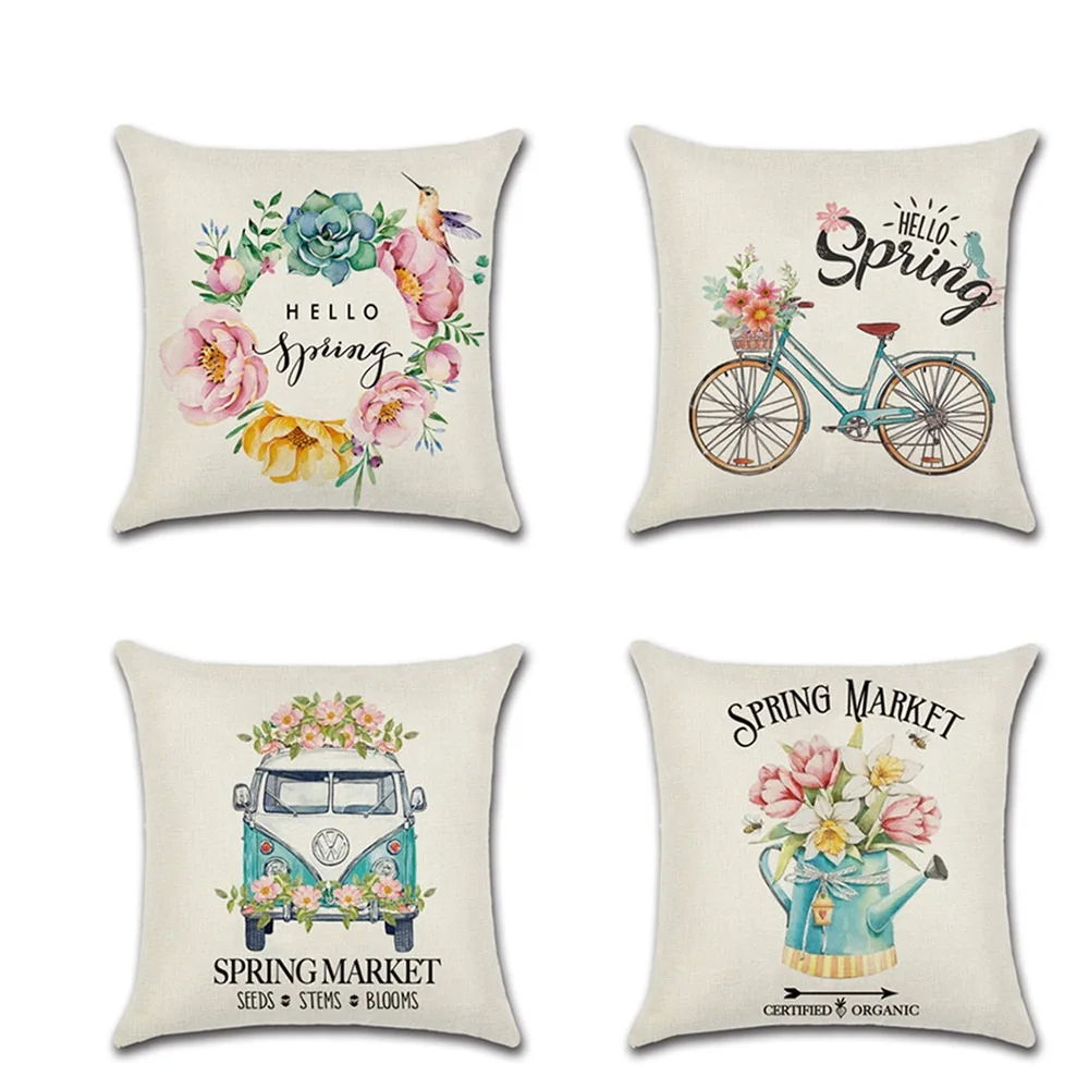 1 шт. декоративный чехол для подушки в виде цветов|Наволочки| |