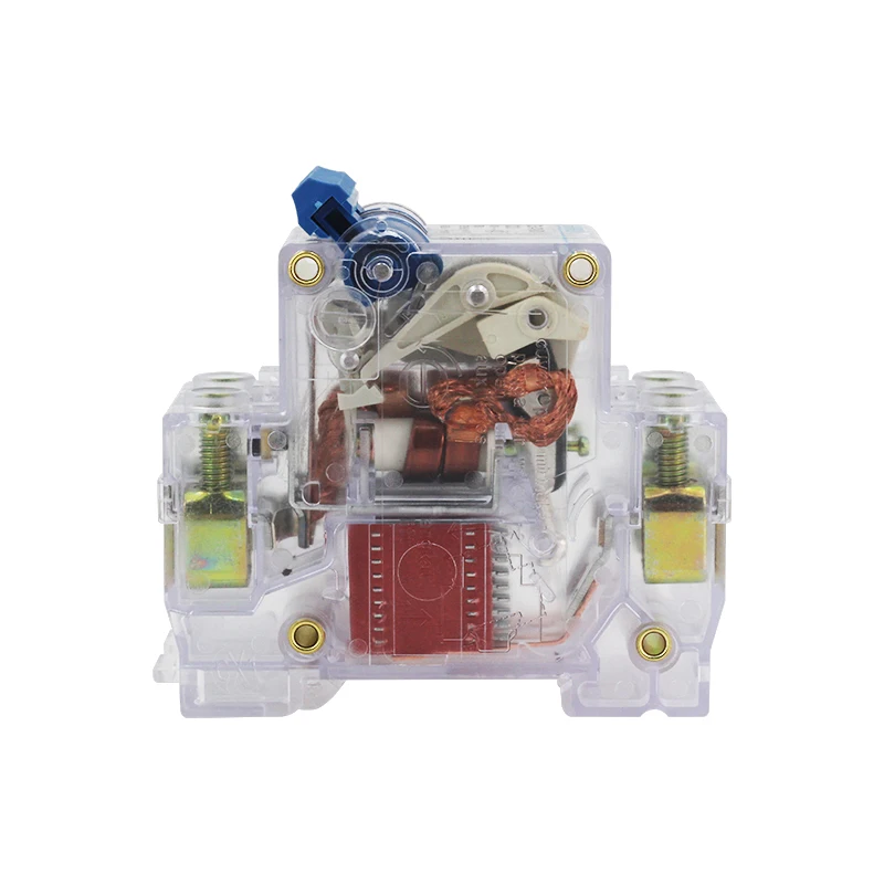 DZ47-63/1P C63 230V ~ 400V 50 Гц/60 Гц Маленькая прозрачная выключатель AC MCB предохранитель