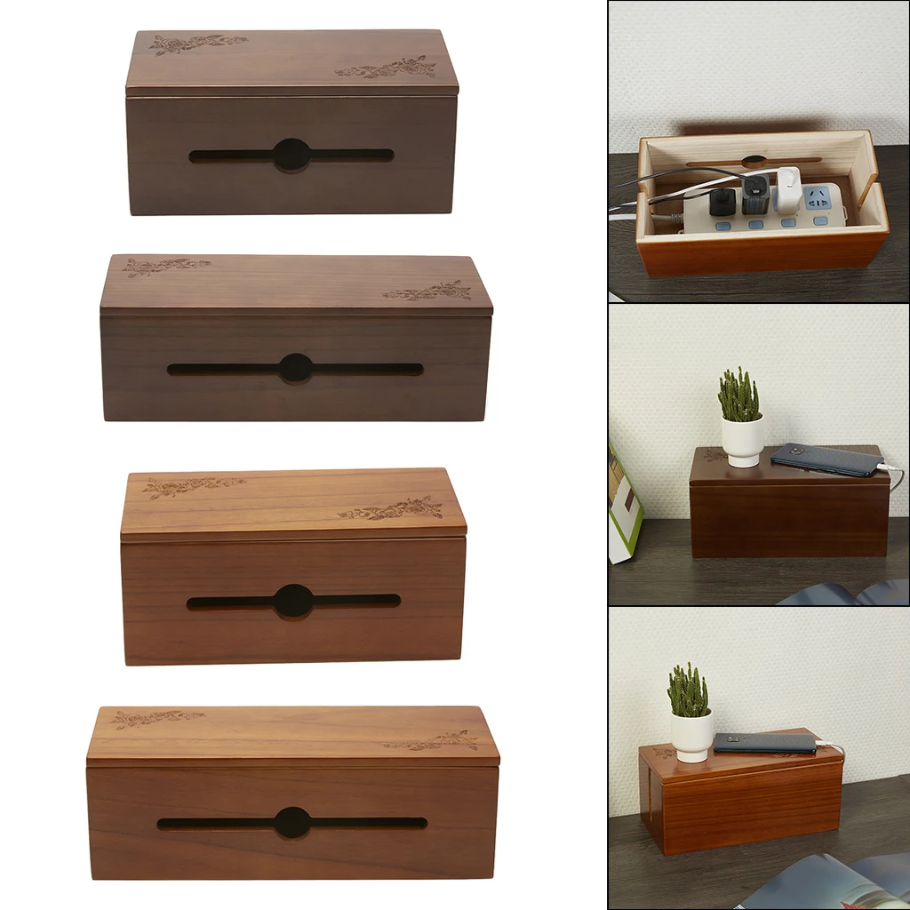 

Cable Management Box Desk Cord Organizer Box Cable Box Organizer Cord Box