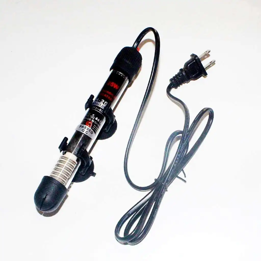 

Fish Tank Water Heater 25W/50W/100W/200W/300W Submersible Aquarium Adjustable Heater US Plug