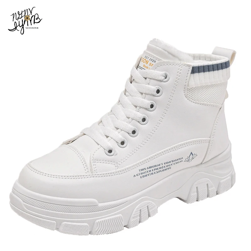 Зимние женские Ботинки Martin с бархатной подкладкой новинка 2020 модные