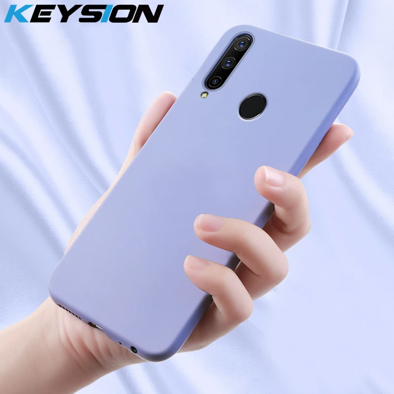 Силиконовый чехол KEYSION для Huawei Honor 9X противоударный мягкий резиновый накладка