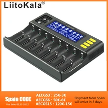 Liitokala Lii-600 Lii-S6 Lii-S8 Lii-PD4  Lii-500 Lii-500S 1.2V 3.7V 3.2V 18650 18350 26650 NiMH lithium battery smart charger