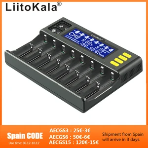 liitokala lii 600 lii s6 lii s8 lii pd4 lii 500 lii 500s 1 2v 3 7v 3 2v 18650 18350 26650 nimh lithium battery smart charger free global shipping