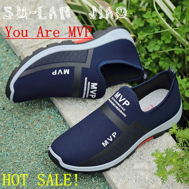 

SU-LAN JIAO Fashion Casual Jogging Shoes Hiking Soles Men's Shoes Walking Shoes Sneakers Men Foorwear You Are MVP Luxury Brand