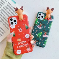 disney christmas elk case for iphone 13promax 12 11 xr x xs christmas deer silicone 8plus mobile phone case