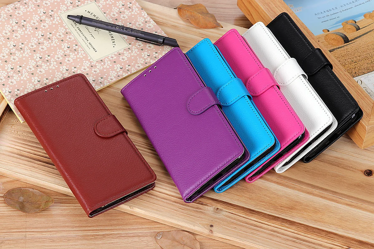 Чехол для телефона Samsung Galaxy Note 10 Plus Роскошный чехол из искусственной кожи кошелек