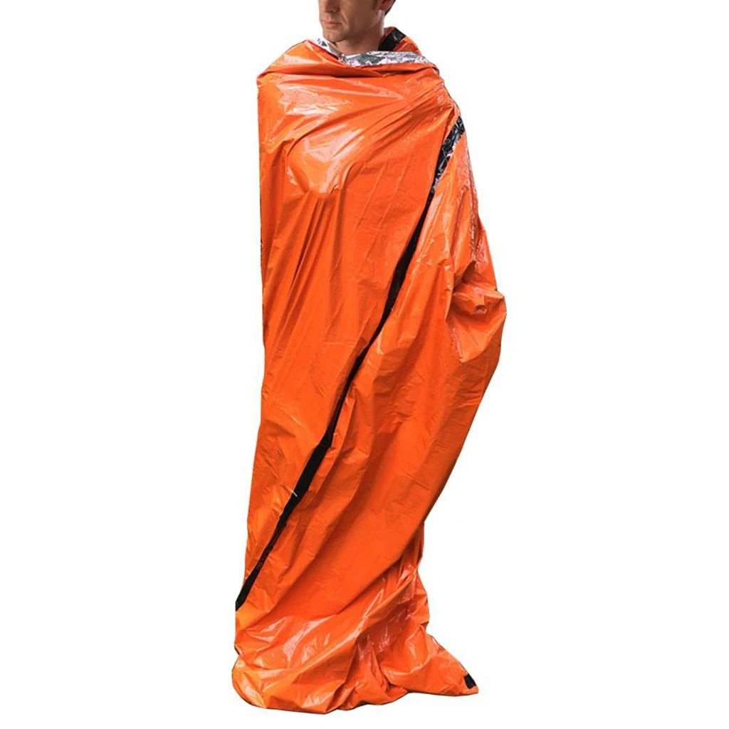 Перерабатываемый аварийный спальный мешок из майлара для выживания переносное