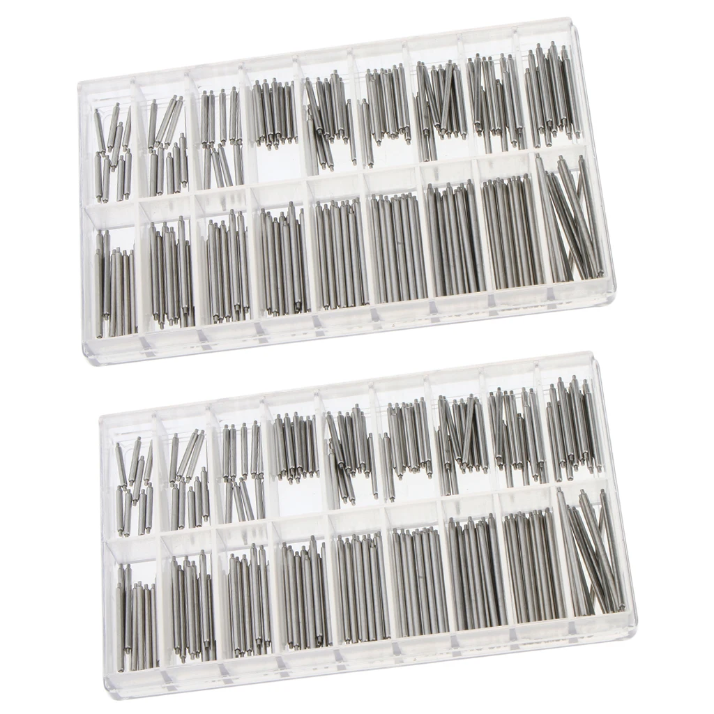 360Pcs Stainless Steel Watch Band Spring Bar Removal Tool Pin 1.5/1.8mm Dia | Наручные часы