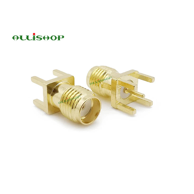 1 шт. концевой гнездовой разъем SMA для монтажа на панели печатной платы Латунный