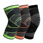 Спортивный наколенник 1 шт., компрессионная эластичная повязка на колено для мужчин, спортивное снаряжение, защитный бандаж для баскетбола, волейбола