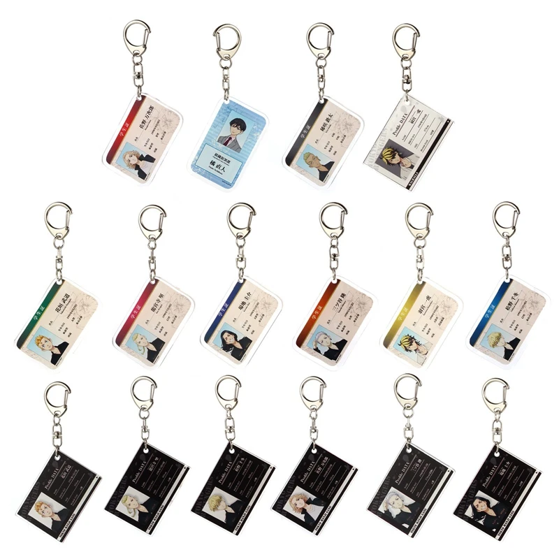 32 Styles Tokyo Revengers Anime Cosplay Keychain Manjiro Ken Takemichi Hinata Atsushi Chibi Kawaii Bag Pendant Fans Collection