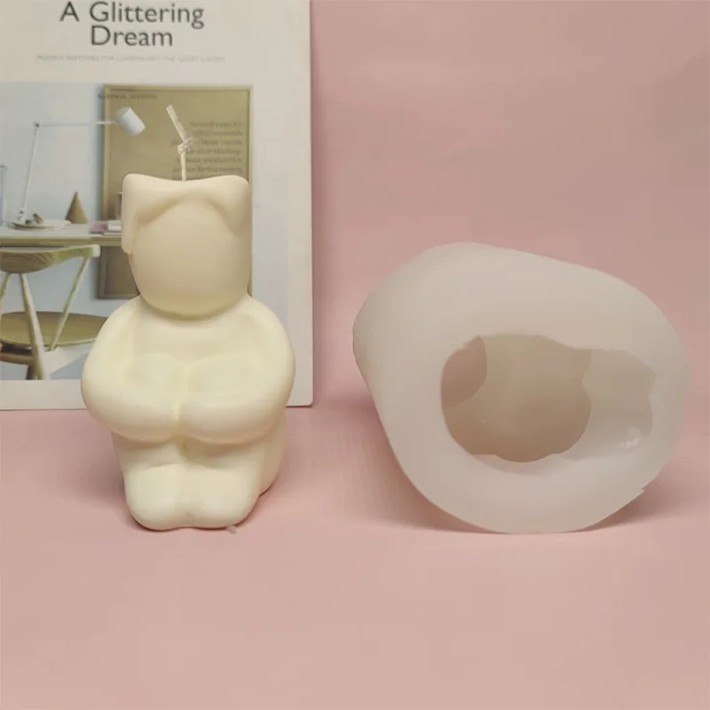 3D креативная силиконовая форма для свечи в виде человеческого тела одиночного