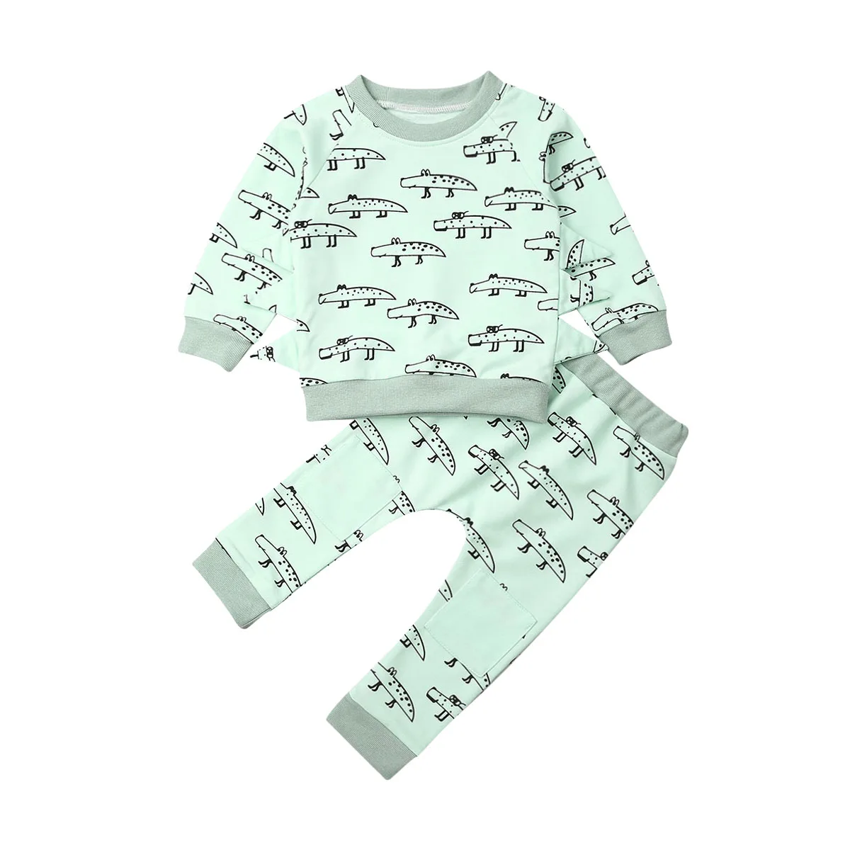 Новинка 2019 года комплект осенней одежды для новорожденных мальчиков и девочек