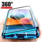 Чехол-книжка для Xiaomi Redmi Note 10 Pro, магнитный, 360 дюйма, Redmi Note 10, 4G, 10Pro, 10s, двусторонний