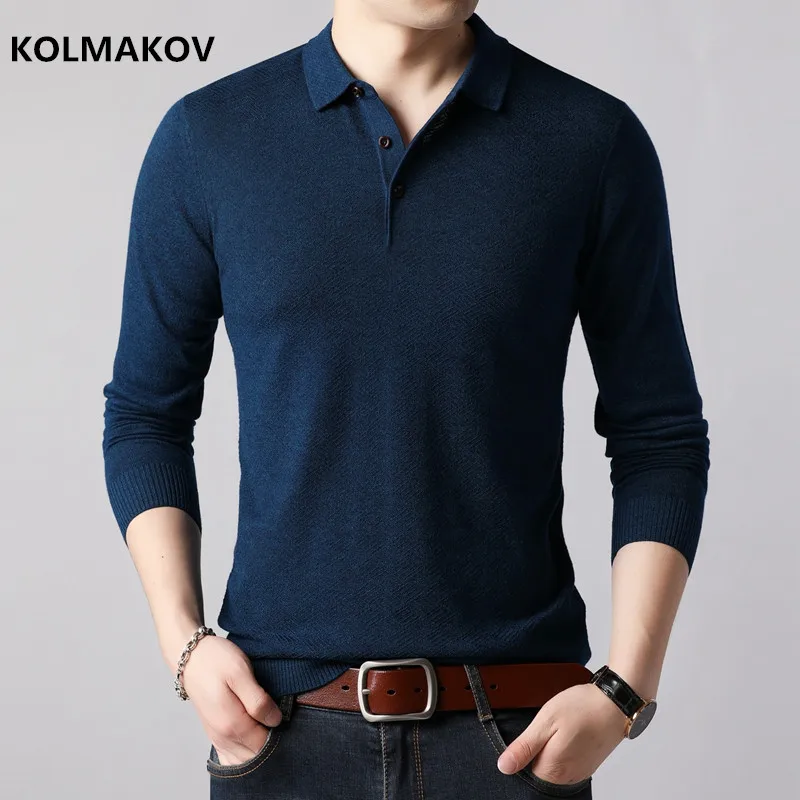 Осень зима 2020 высококачественный вязаный свитер повседневные мужские свитера
