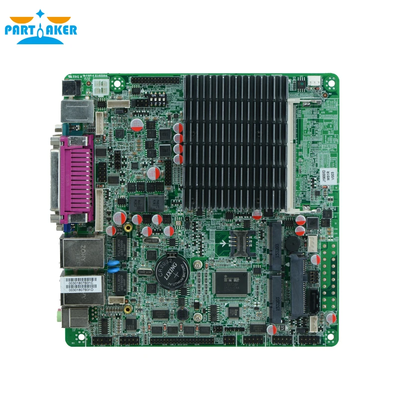 Дешевые Intel X86 ITX M51_D926L J1900 процессор 4 ядра дуальный Ethernet сетевой адаптер плата 2 Lan