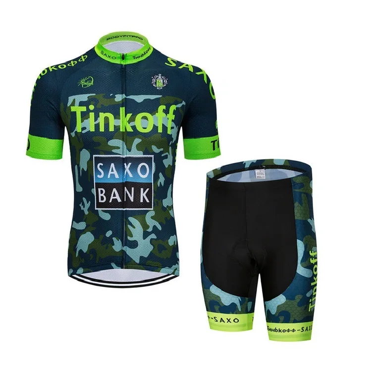 Saxo Bank Tinkoff Ropa Ciclismo/ciclo Ropa Ciclismo Спортивная одежда/bicicleta de carreras Ropa Ciclismo Джерси 9D нагрудник шорты - Цвет: C6