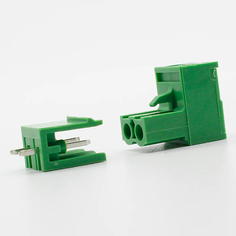 10 комплектов ht5.08 2pin Клеммная вилка типа 300 В 10A 5 08 мм шаг разъем pcb винт