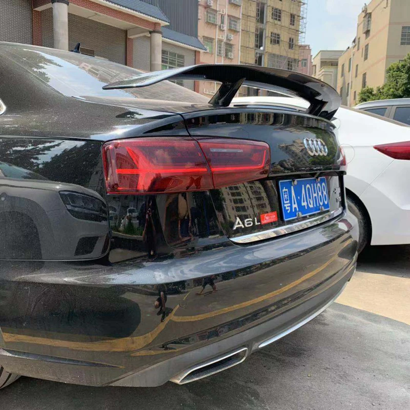 

C7 A6 Spoiler GT Style Carbon Fiber Spoiler Rear Trunk Wing For Audi A6 C7 / 4G 2012 - UP