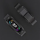 Наручный ремешок для Xiaomi Mi Band 6 5 4 3 металлический браслет глобальная версия Mi 6 ремешок на запястье для Mi Band 5 браслеты в едином положении во время занятий легкой атлетикой