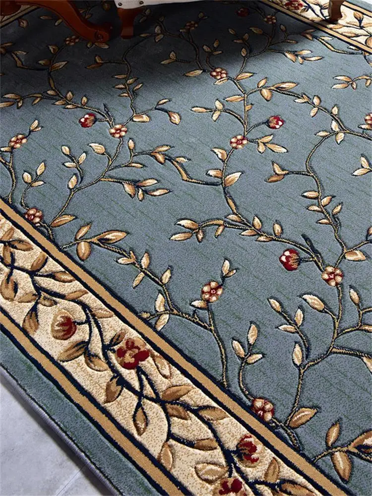 

American Pastoral Carpet Living Room Home Decor Rugs For Bedroom Sofa Coffee Table Floor Mat Thick Europe Design Area Rug
