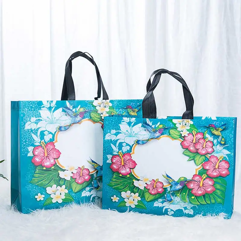 

Fashion Bird Waterproof Shopping Bag High Quality Eco Bag 2020 Pouch Travel Grocery Bag Non-woven Fabric Folding Bag Travel Bag