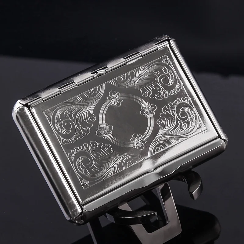 Новинка 1 шт. металлический табачный ящик хьюмидор с алюминиевым увлажнителем