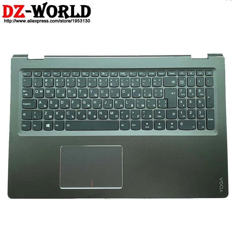 Черный верхний чехол с клавиатурой с подсветкой в Швеции для lenovo Ideapad Yoga 510-15ISK Yoga 510-15IKB 5CB0L66062