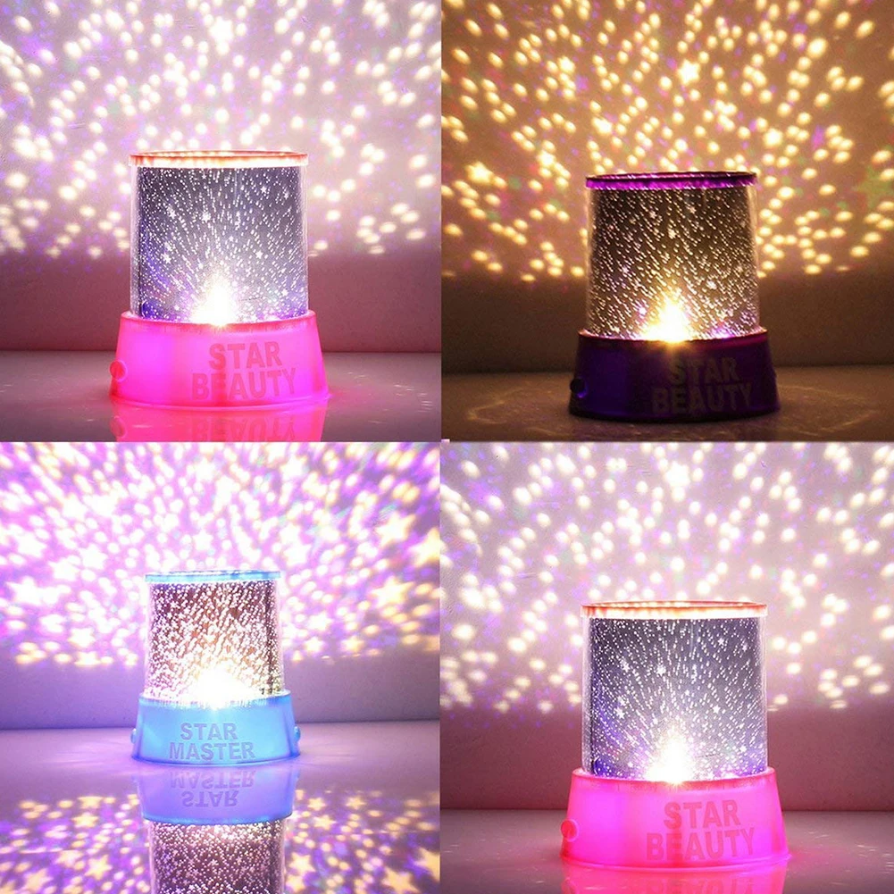 Романтический светодиодный Звездный ночник проектор неба лампа подарок для