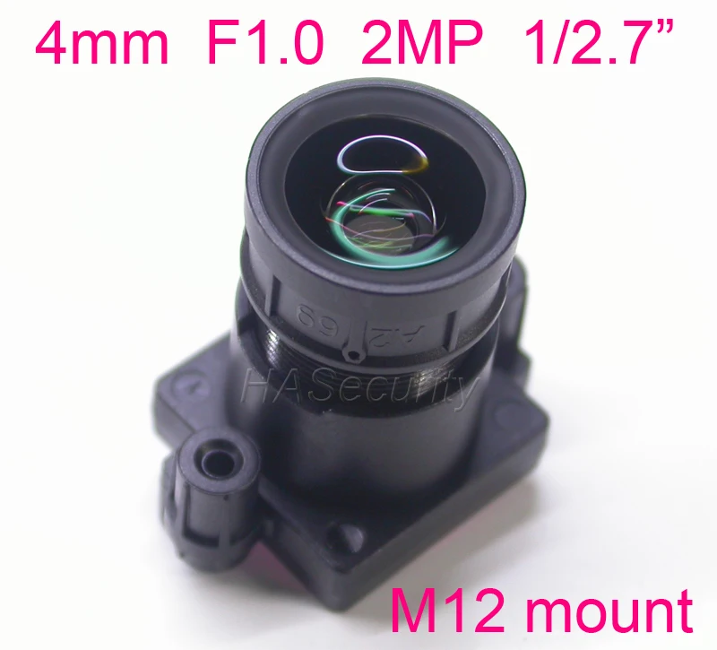 F1.0 Звездные огни 4 мм фокусное расстояние 2.0MP 1/2. " объектив специально для датчика изображения IMX327, IMX307, IMX290, IMX291 Модуль платы блока программного управления камеры