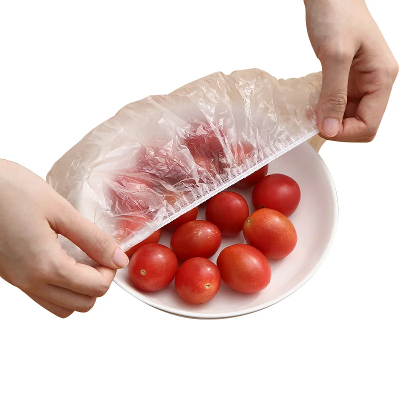 

Food Grade Disposable Cling Film 500pcs Kitchen Bowl Lid Sealing Cling Lid Sealing Household Cling Film Kichen Accessories