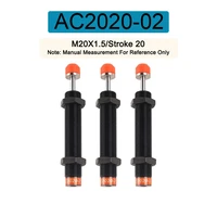 ac2020 02 20mm stroke ac oil buffer pneumatic hydraulic shock absorber damper absorber adjustable manipulator hydraulic buffer