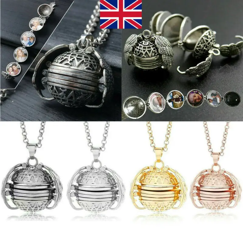 Лидер продаж 2020 волшебное 4 фото ожерелье с подвеской-замочком память плавающие